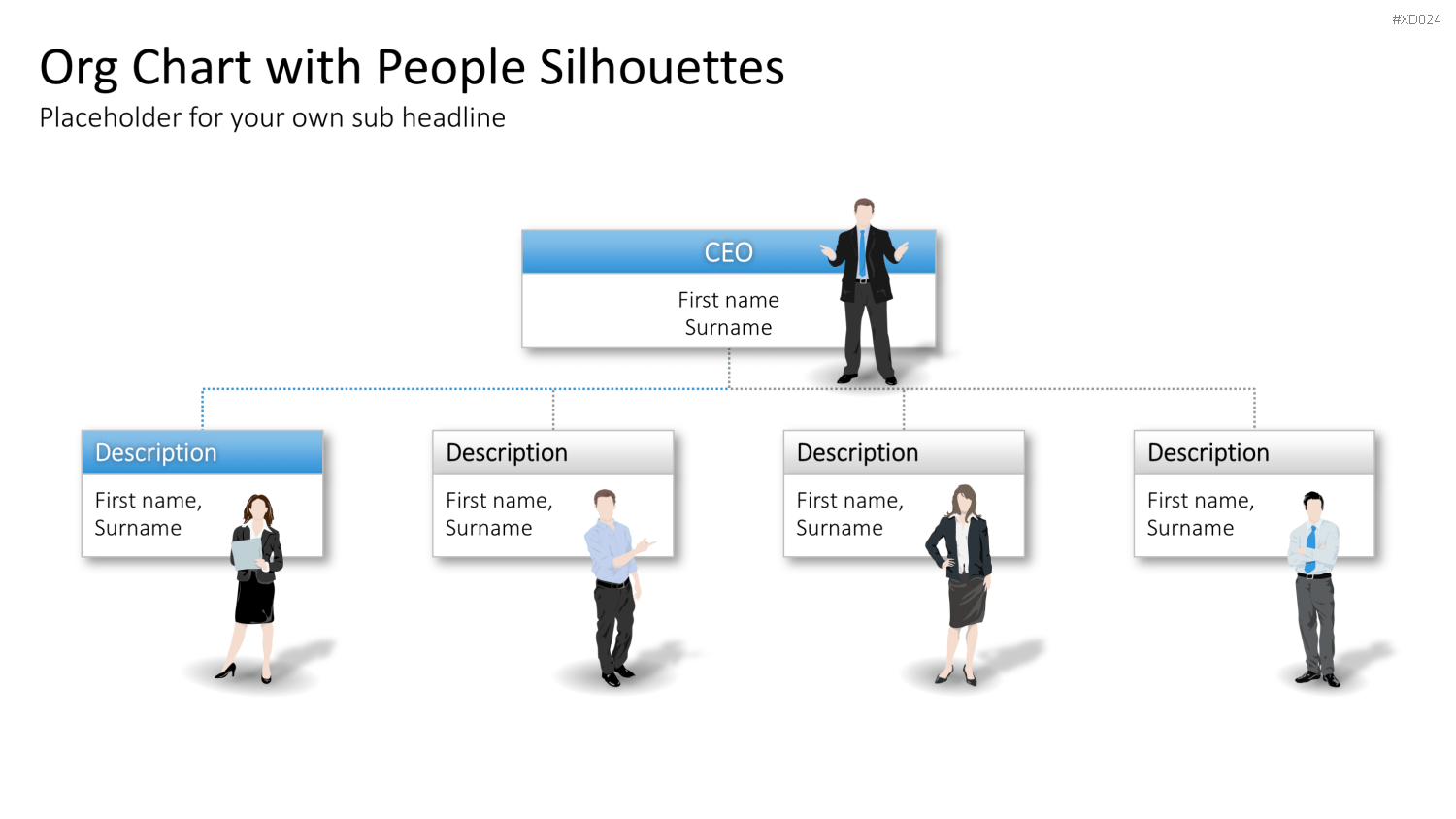Personen-Silhouetten Bundle2 PowerPoint-Vorlage