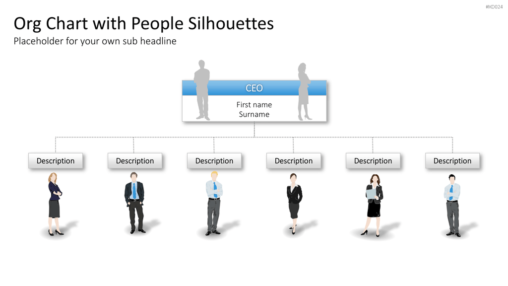 Personen-Silhouetten Bundle2 PowerPoint-Vorlage