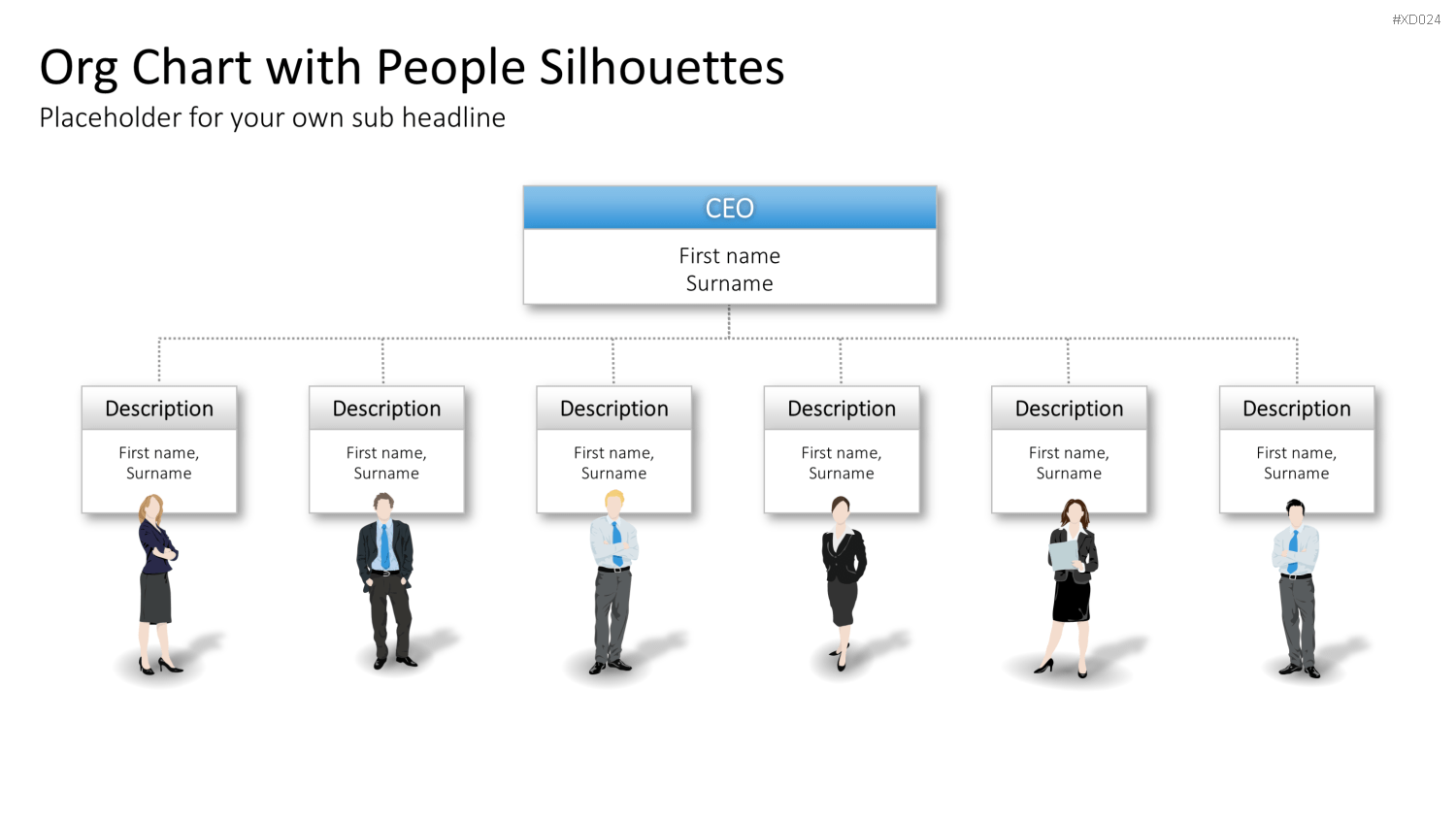 Personen-Silhouetten Bundle2 PowerPoint-Vorlage