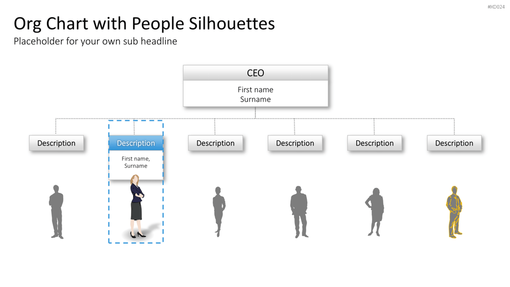 Personen-Silhouetten Bundle2 PowerPoint-Vorlage