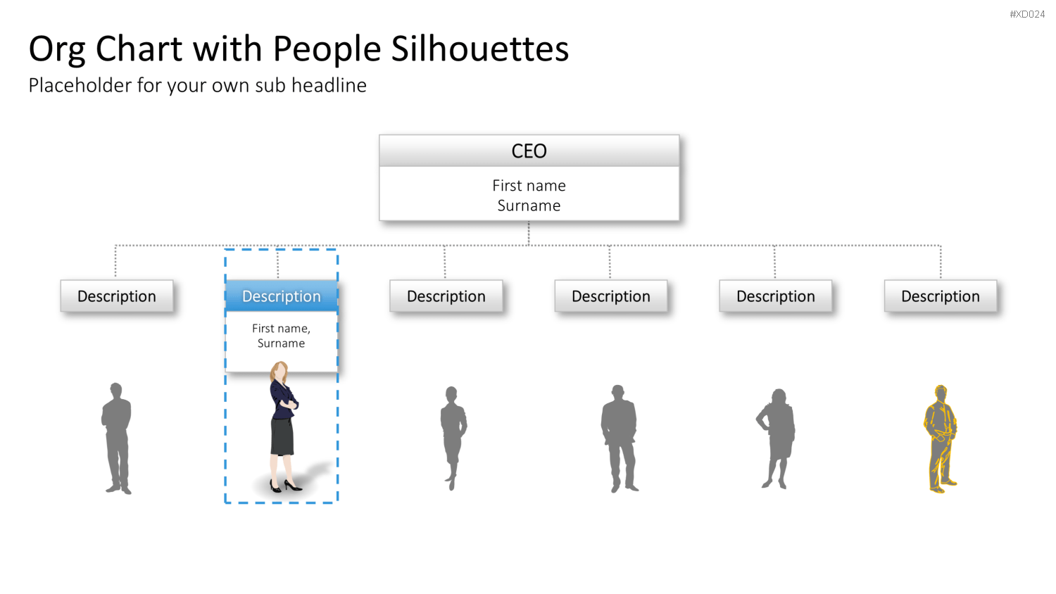 Personen-Silhouetten Bundle2 PowerPoint-Vorlage