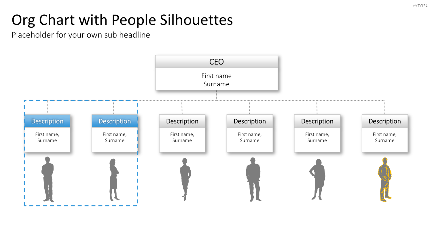 Personen-Silhouetten Bundle2 PowerPoint-Vorlage