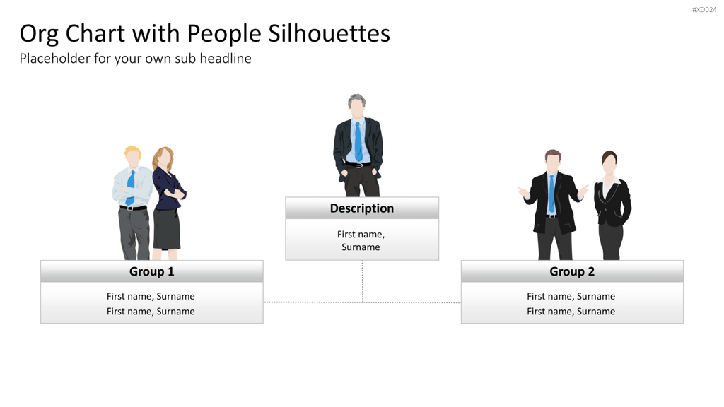 Personen-Silhouetten Bundle2 PowerPoint-Vorlage