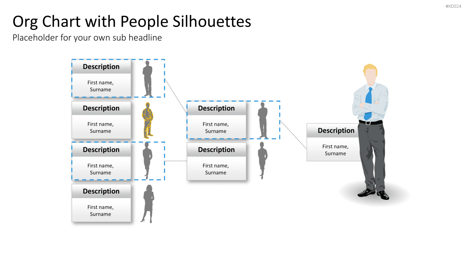 Personen-Silhouetten Bundle2 PowerPoint-Vorlage
