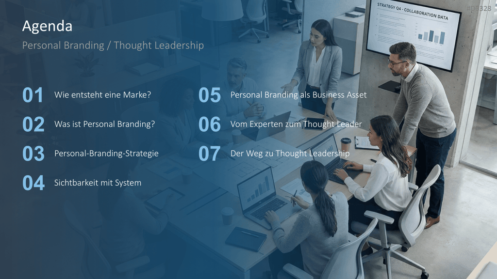 Personal Branding / Thought Leadership PowerPoint-Vorlage