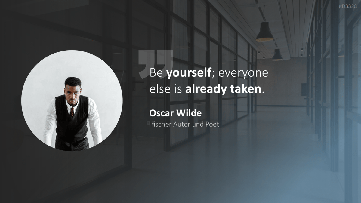 Personal Branding / Thought Leadership PowerPoint-Vorlage