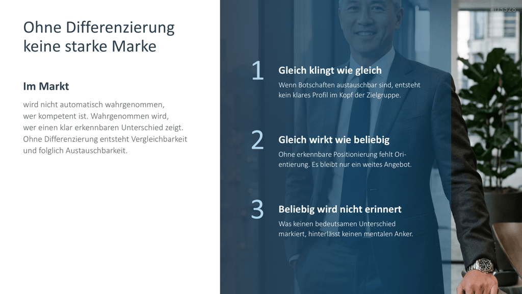 Personal Branding / Thought Leadership PowerPoint-Vorlage