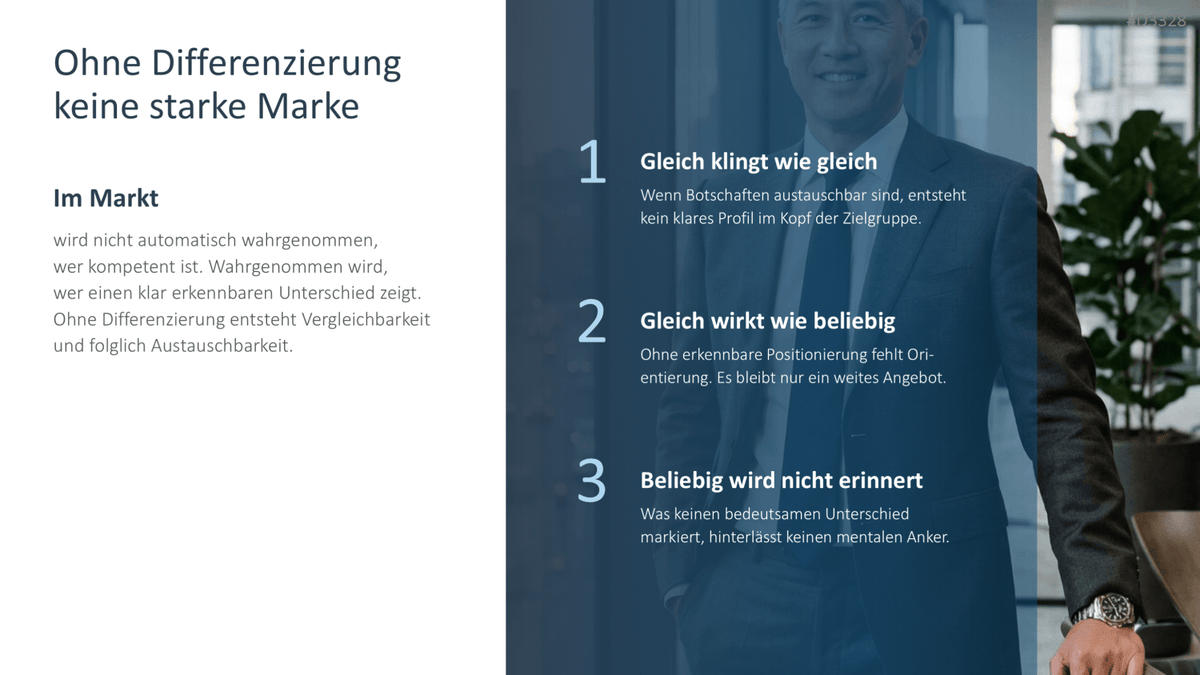 Personal Branding / Thought Leadership PowerPoint-Vorlage