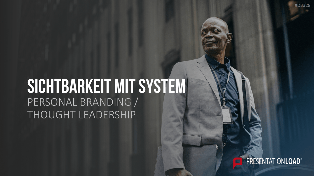 Personal Branding / Thought Leadership PowerPoint-Vorlage