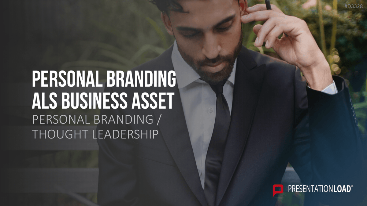 Personal Branding / Thought Leadership PowerPoint-Vorlage