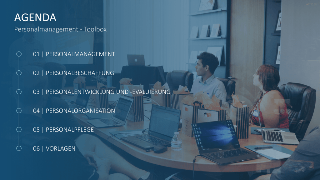 Personalmanagement-Toolbox PowerPoint-Vorlage