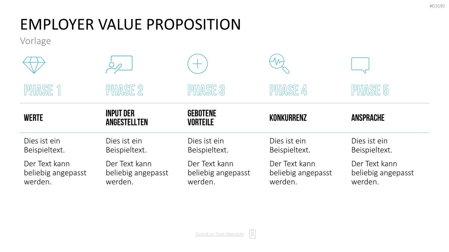 Personalmanagement-Toolbox PowerPoint-Vorlage
