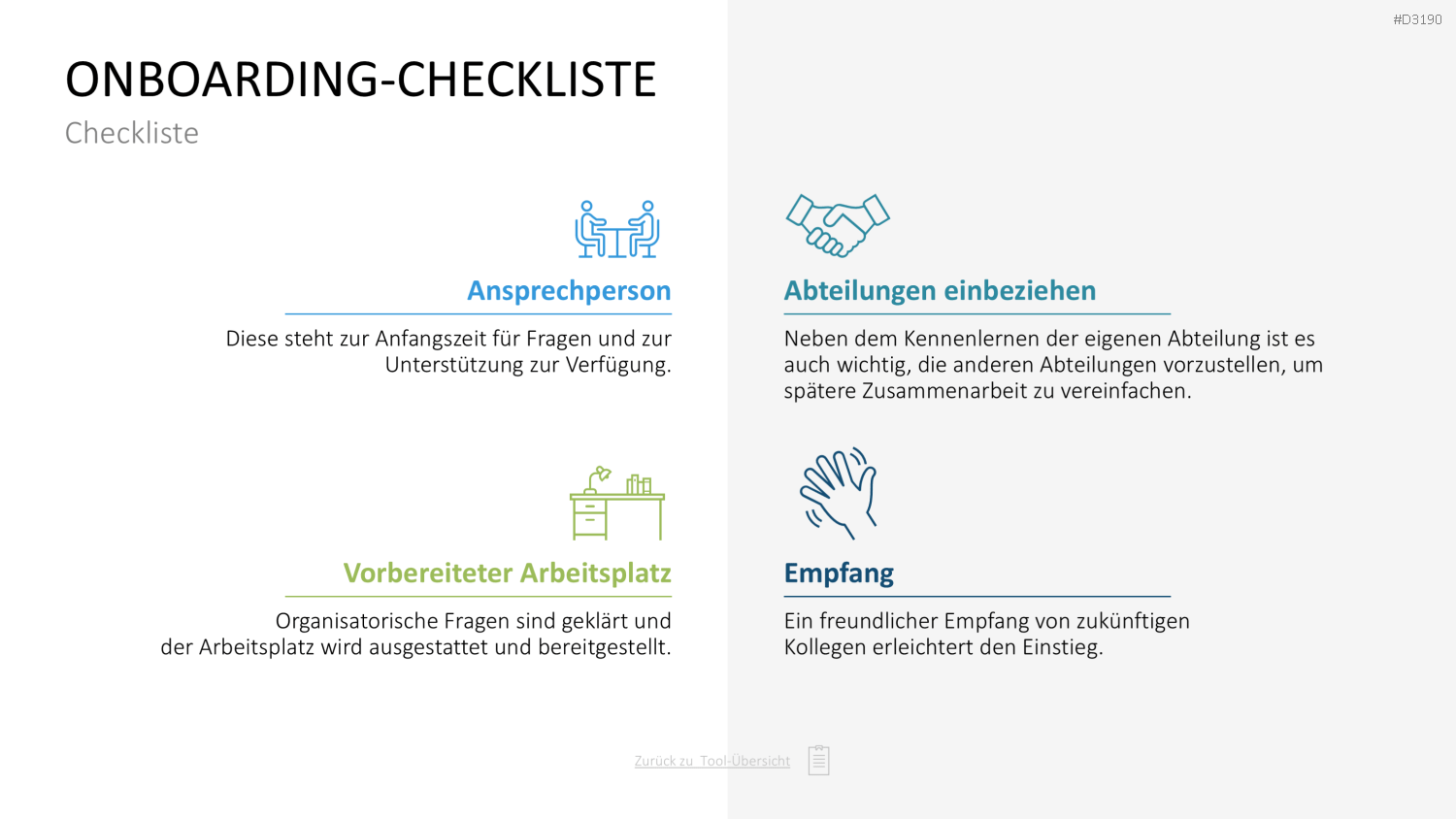 Personalmanagement-Toolbox PowerPoint-Vorlage