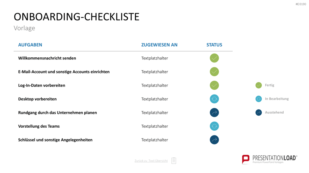 Personalmanagement-Toolbox PowerPoint-Vorlage