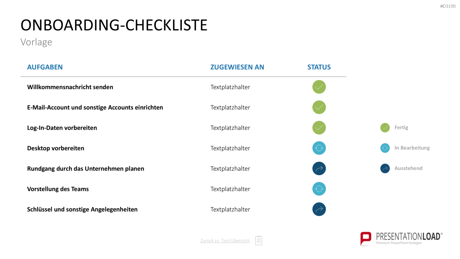 Personalmanagement-Toolbox PowerPoint-Vorlage