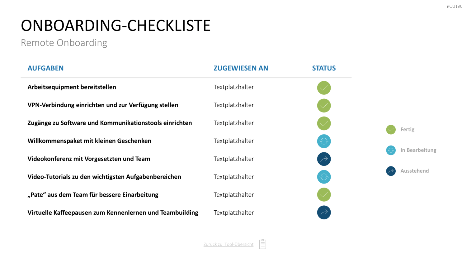 Personalmanagement-Toolbox PowerPoint-Vorlage