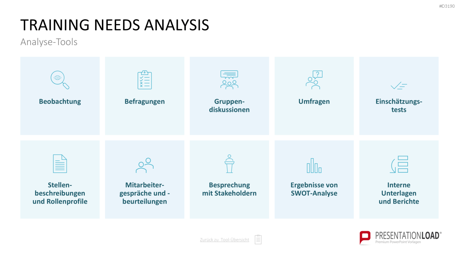 Personalmanagement-Toolbox PowerPoint-Vorlage