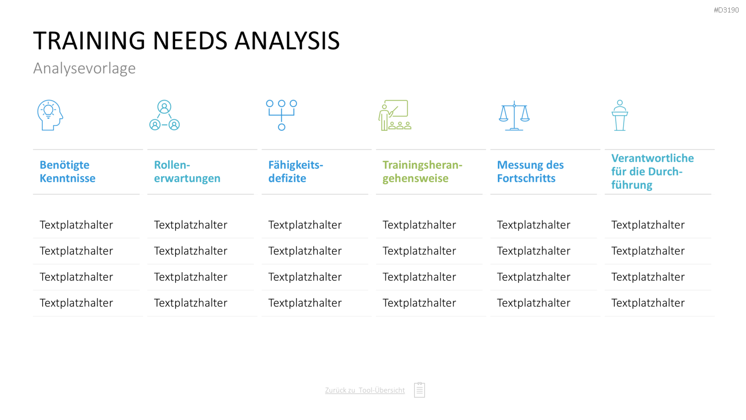 Personalmanagement-Toolbox PowerPoint-Vorlage