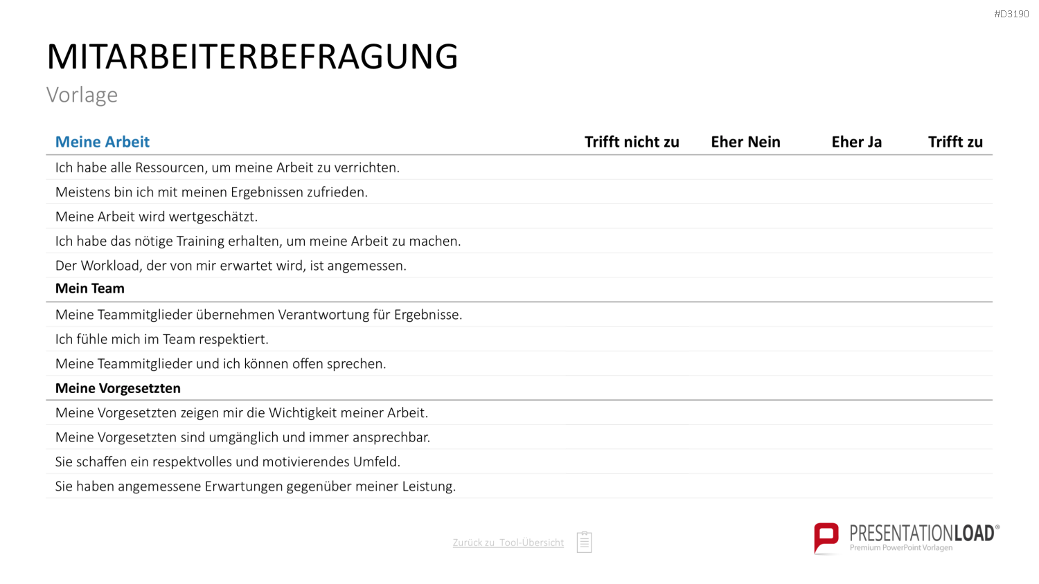 Personalmanagement-Toolbox PowerPoint-Vorlage