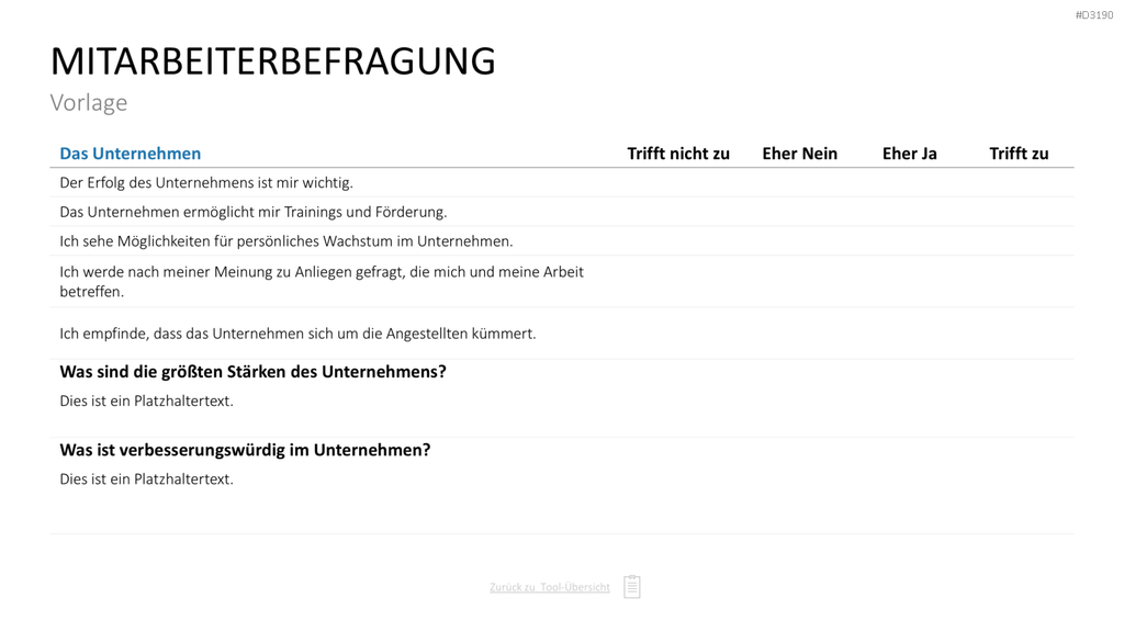 Personalmanagement-Toolbox PowerPoint-Vorlage