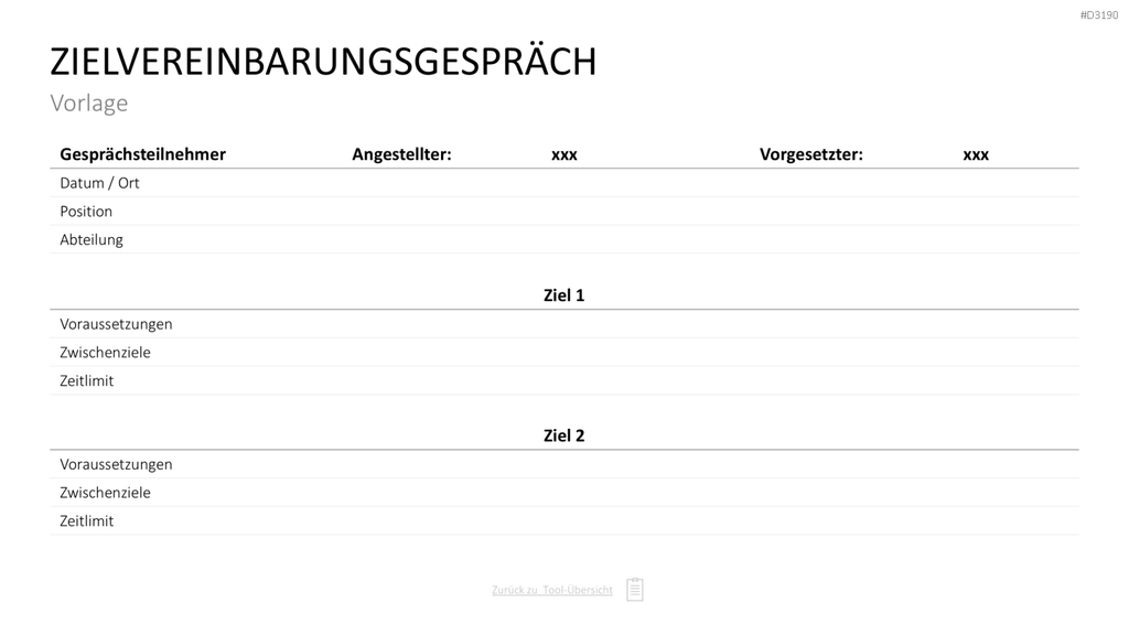 Personalmanagement-Toolbox PowerPoint-Vorlage