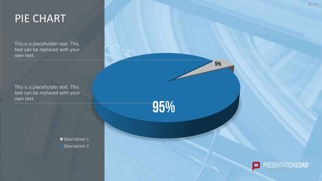 Kuchendiagramm-Toolbox PowerPoint-Vorlage