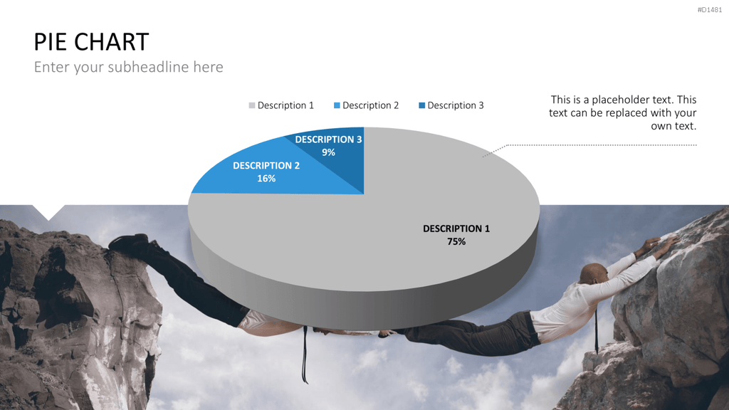 Kuchendiagramm-Toolbox PowerPoint-Vorlage