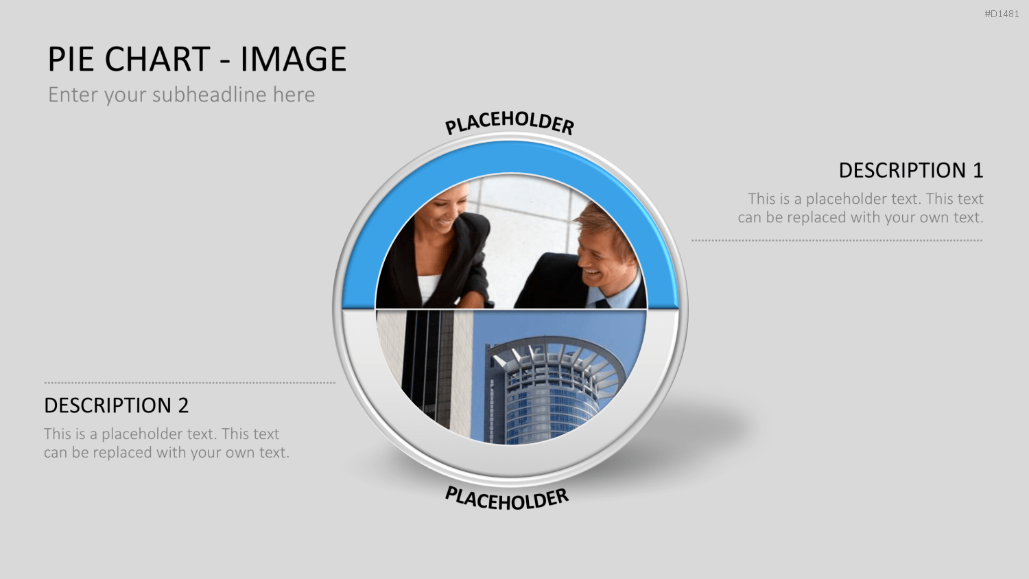 Kuchendiagramm-Toolbox PowerPoint-Vorlage