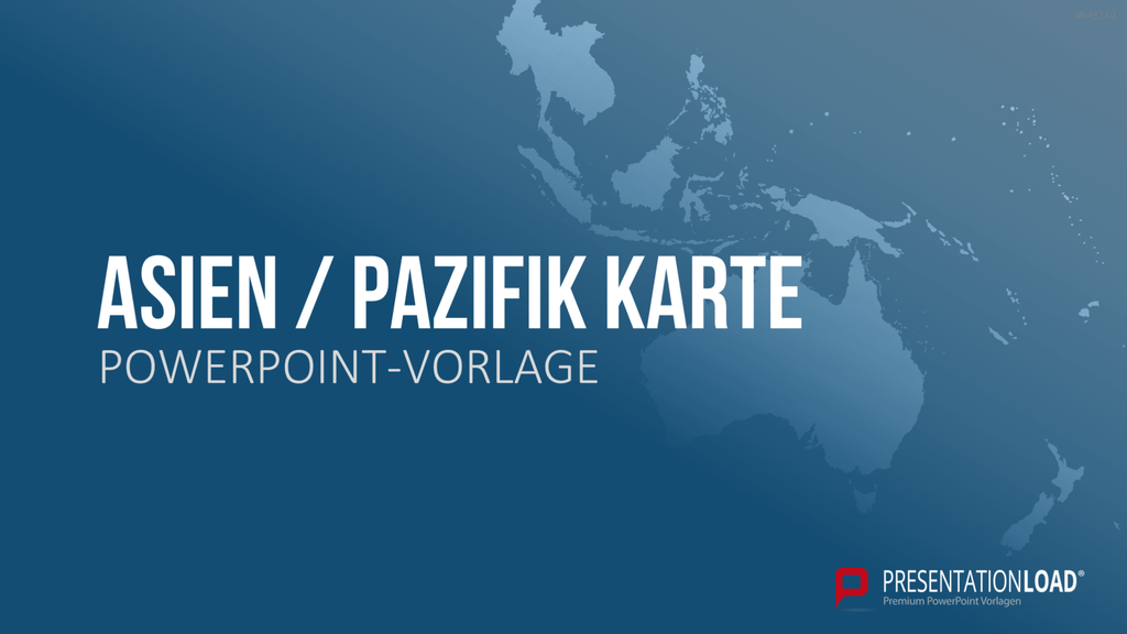 Asien - Pazifik PowerPoint-Vorlage