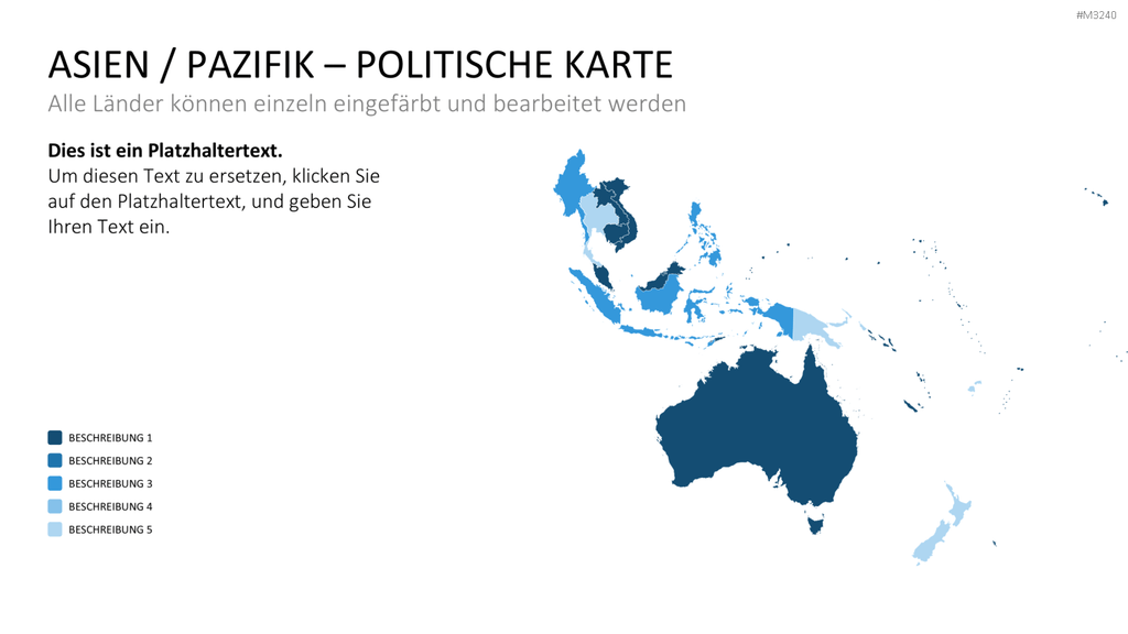 Asien - Pazifik PowerPoint-Vorlage