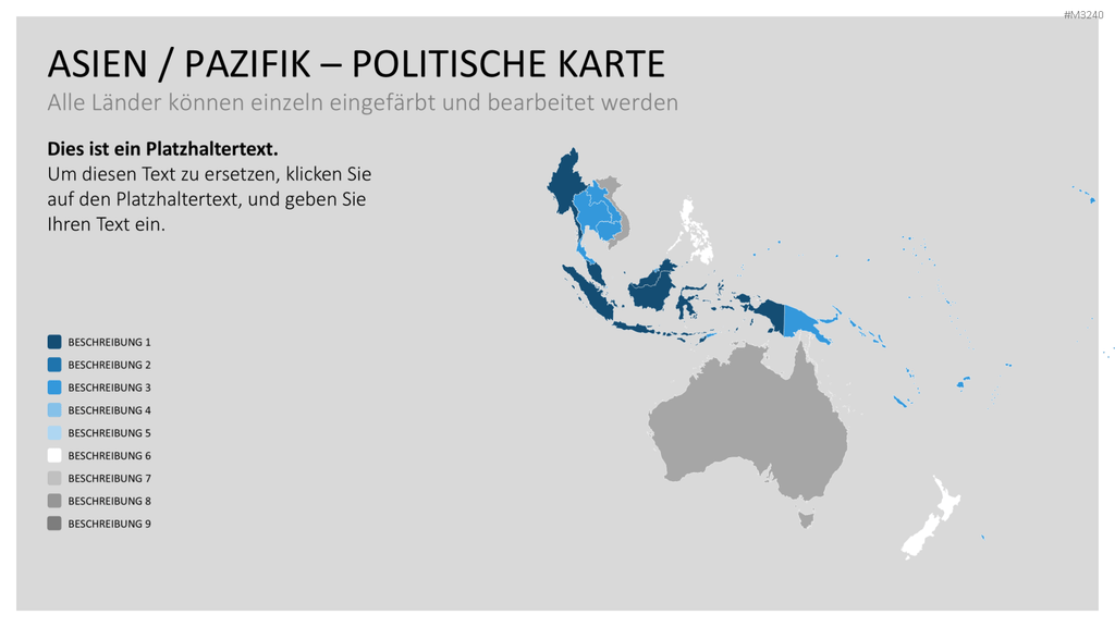 Asien - Pazifik PowerPoint-Vorlage