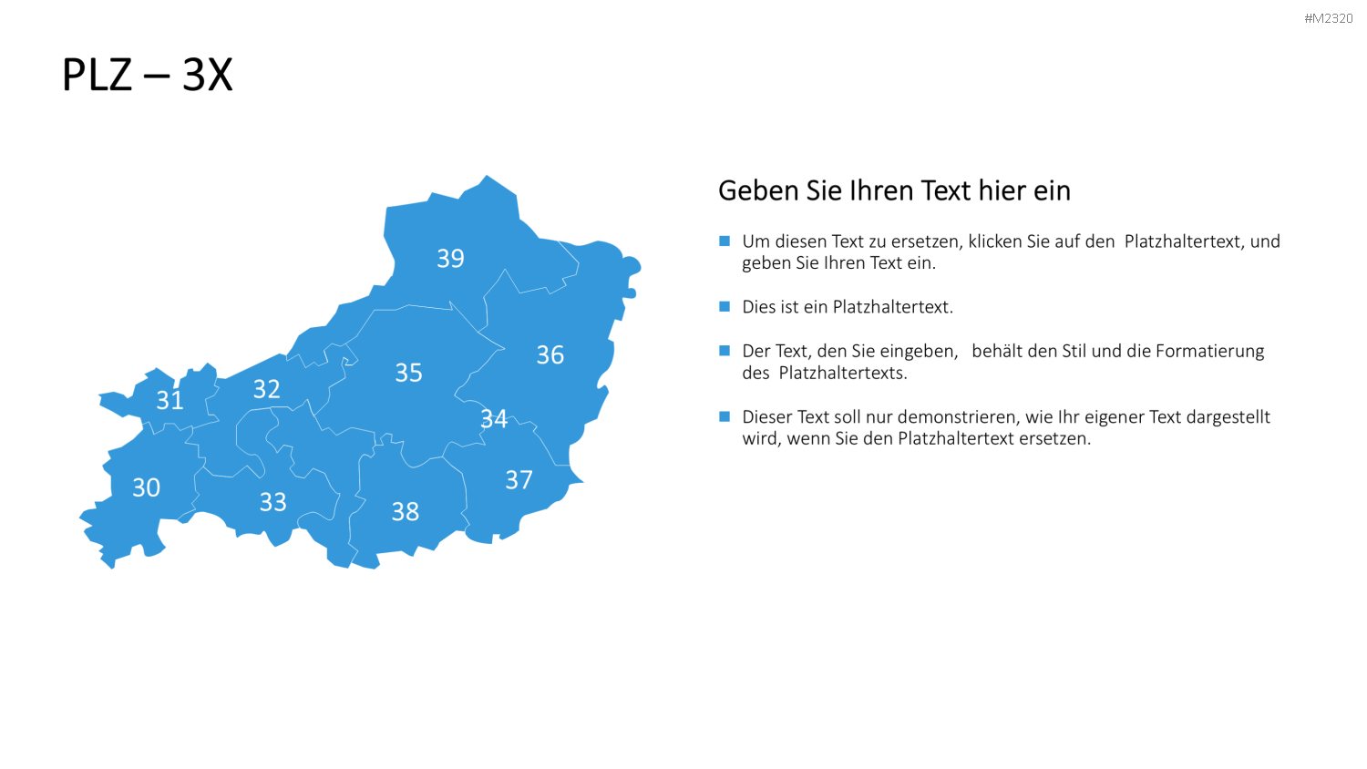 Belgien - PLZ (2-stellig) PowerPoint-Vorlage