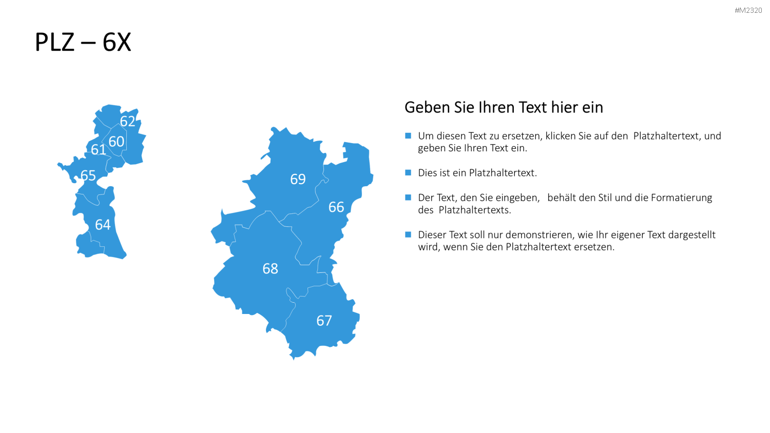 Belgien - PLZ (2-stellig) PowerPoint-Vorlage