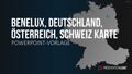 Benelux, Deutschland, Österreich, Schweiz PowerPoint-Vorlage