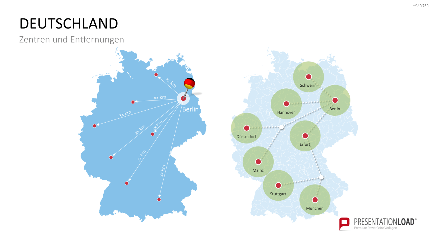 Deutschland Landkreise PowerPoint-Vorlage