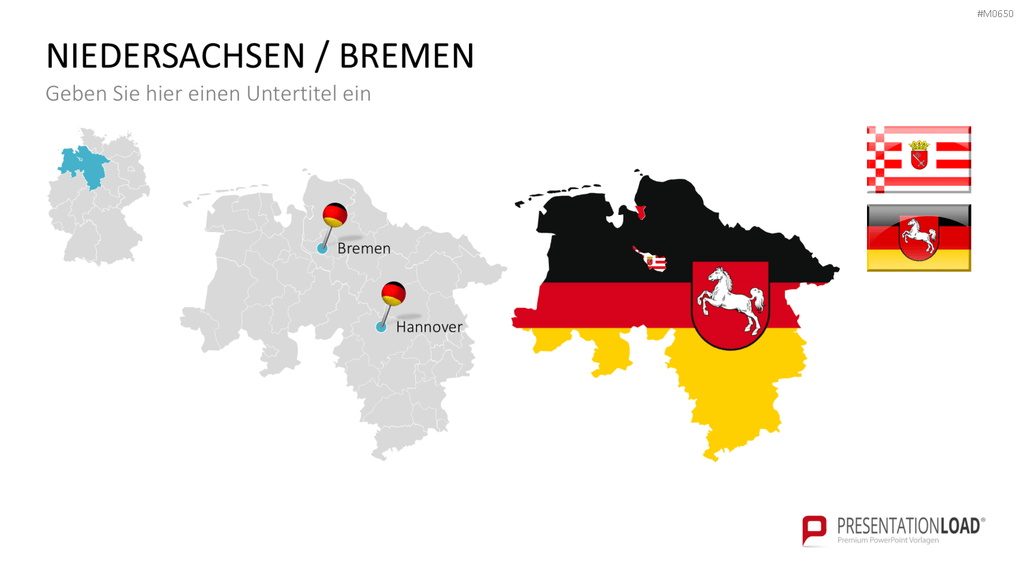 Deutschland Landkreise PowerPoint-Vorlage