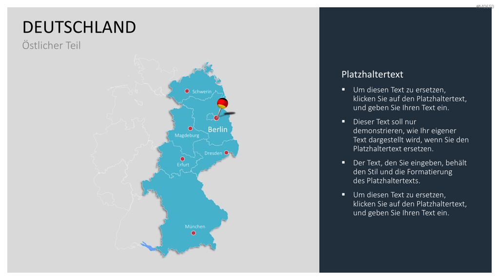 Deutschland Landkreise PowerPoint-Vorlage