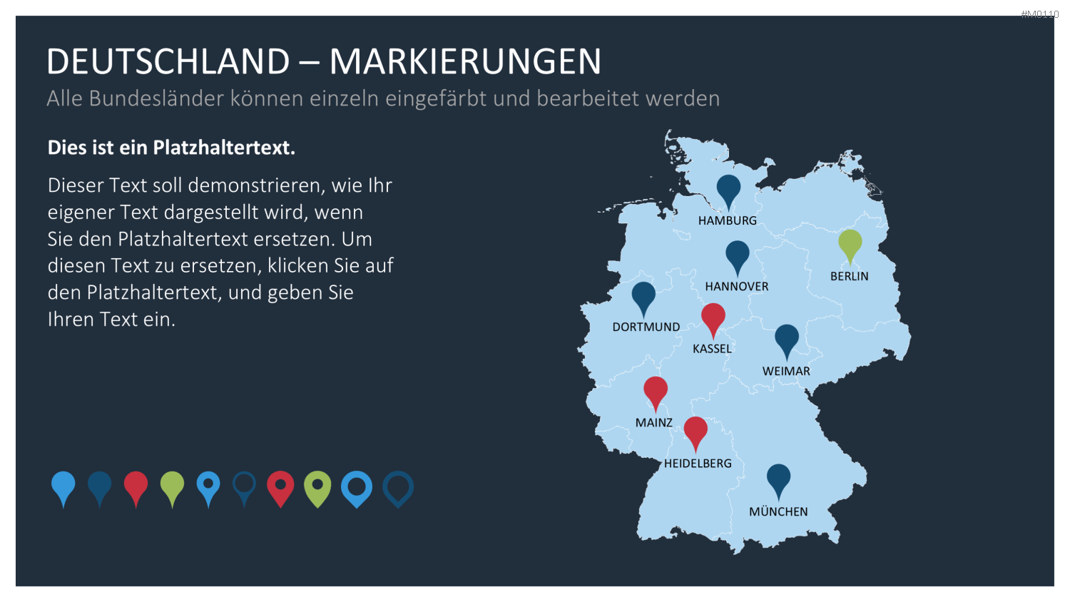 Deutschland PowerPoint-Vorlage