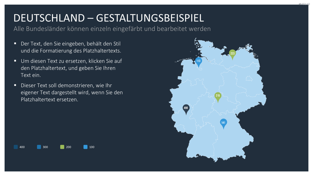 Deutschland PowerPoint-Vorlage