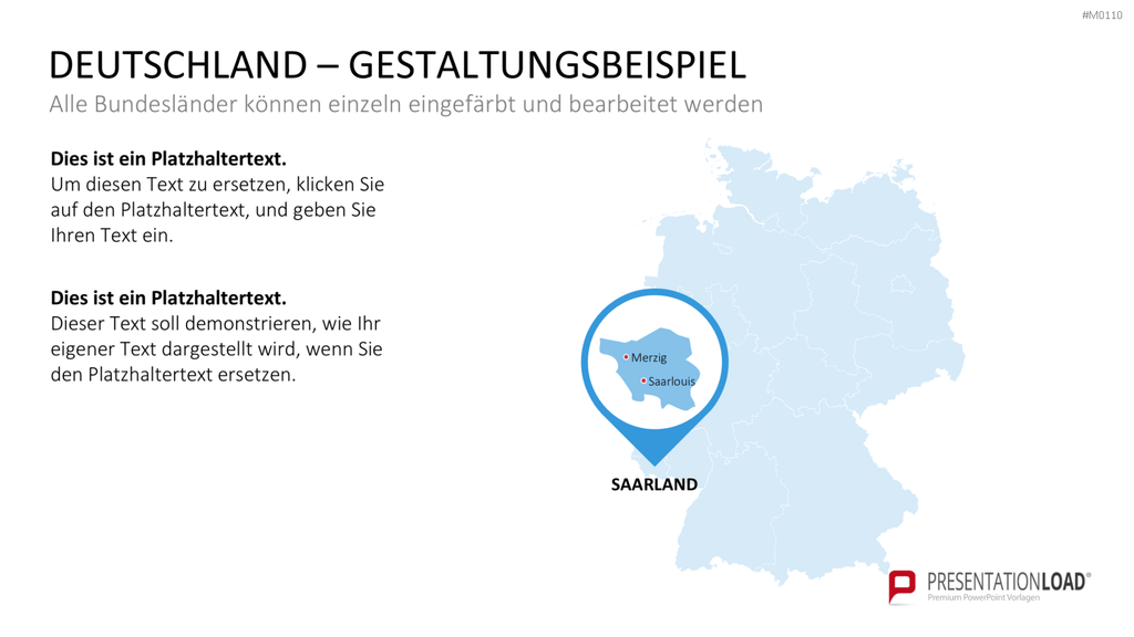 Deutschland PowerPoint-Vorlage