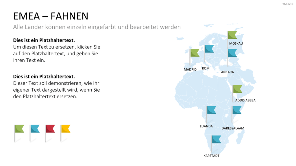 EMEA Region PowerPoint-Vorlage