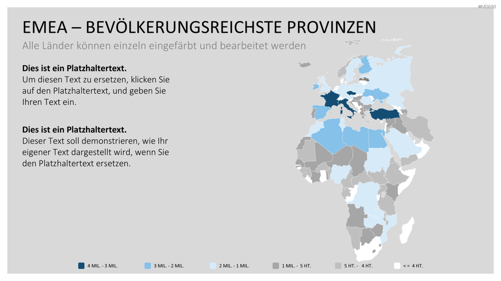 EMEA Region PowerPoint-Vorlage