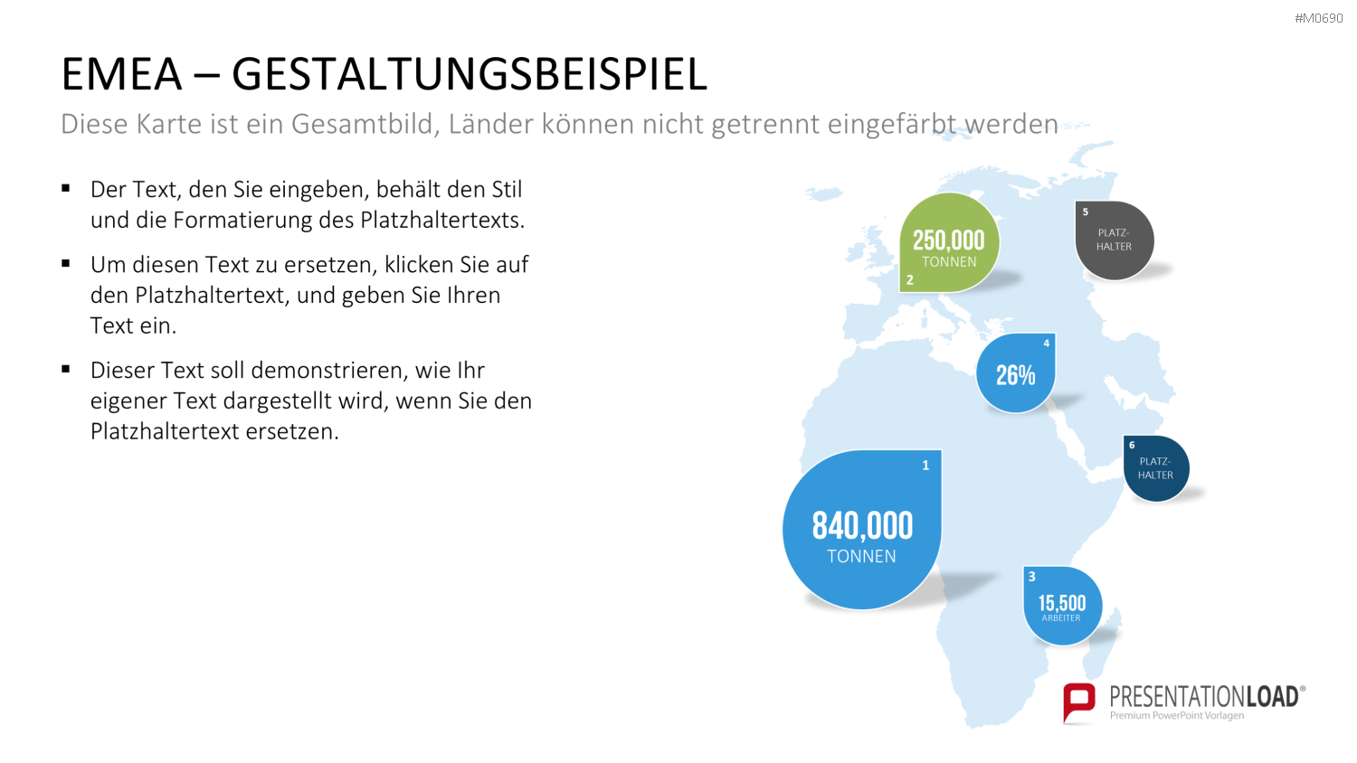EMEA Region PowerPoint-Vorlage