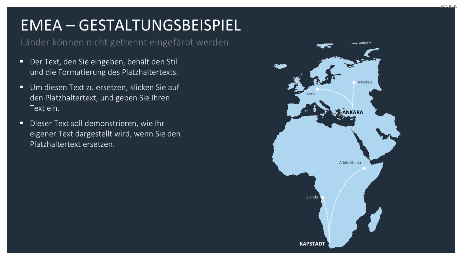 EMEA Region PowerPoint-Vorlage