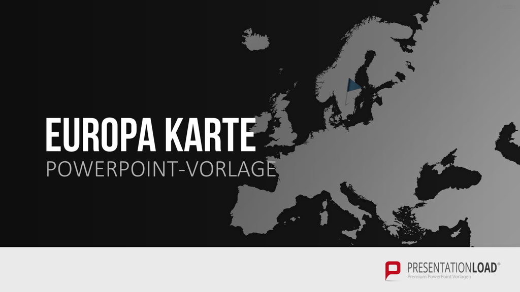 Europakarte / PowerPoint-Landkarte