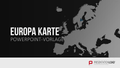 Europakarte / PowerPoint-Landkarte