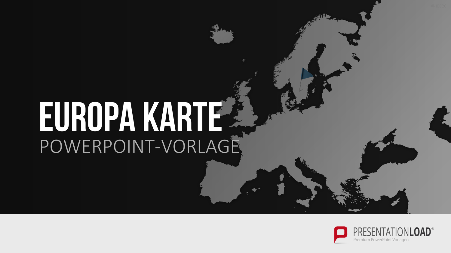 Europakarte / PowerPoint-Landkarte
