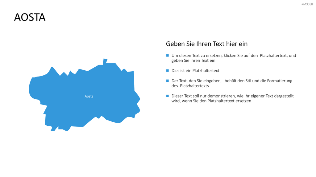 Nord-, Zentral-, Süd- Italien PowerPoint-Vorlage