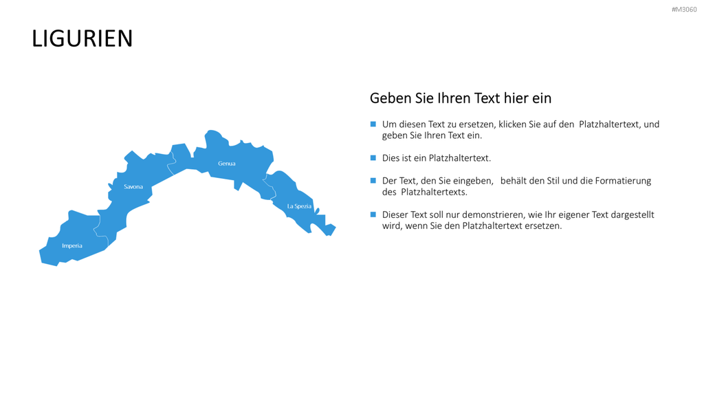 Nord-, Zentral-, Süd- Italien PowerPoint-Vorlage