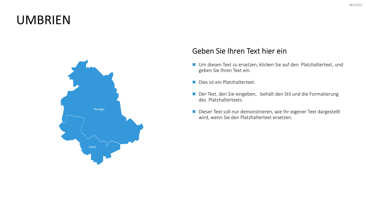 Nord-, Zentral-, Süd- Italien PowerPoint-Vorlage